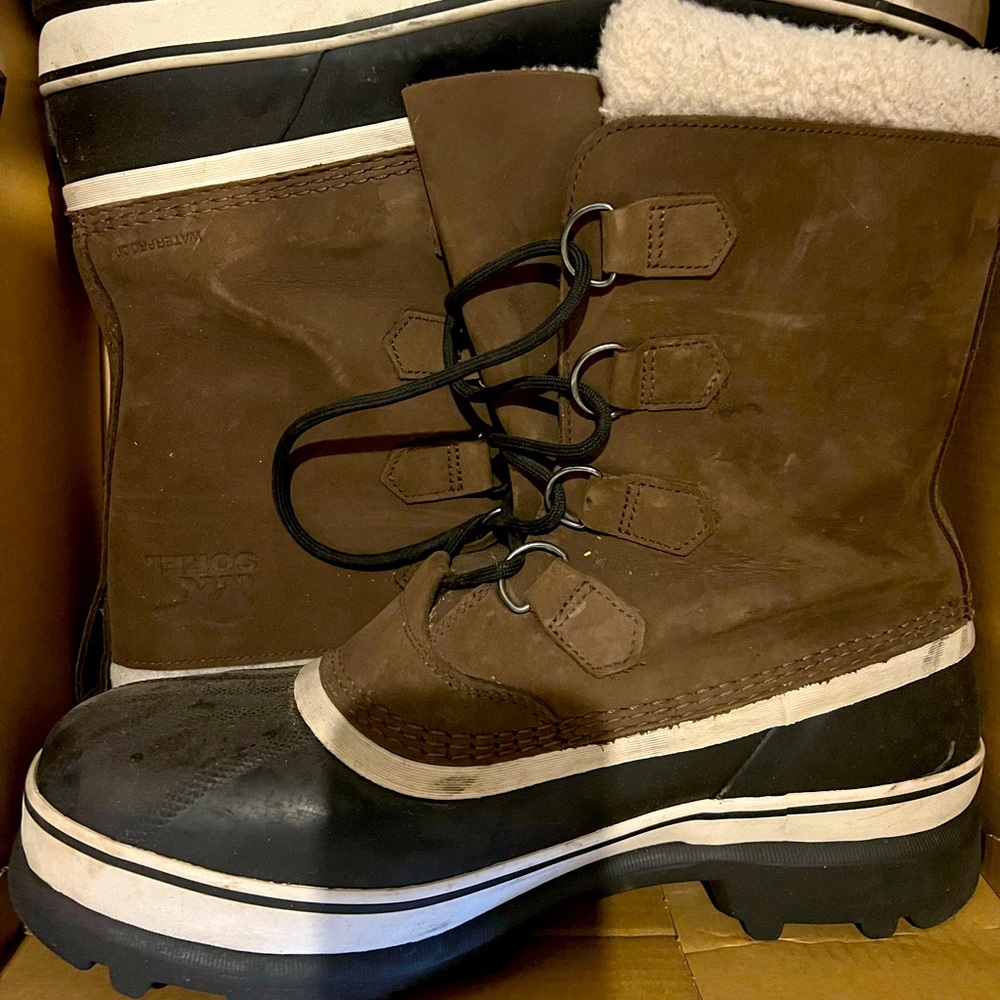 Mens Sorel Caribou Waterproof Winter Snow Boots size 12